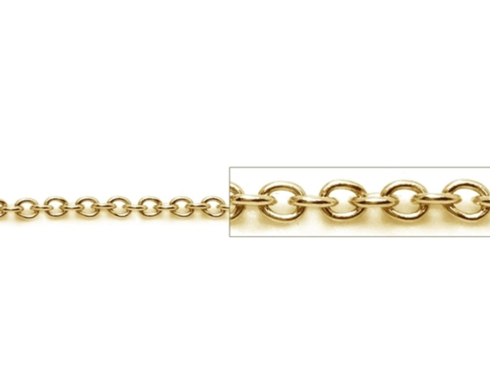 Rolo 1.2 mm chain 14k/18k