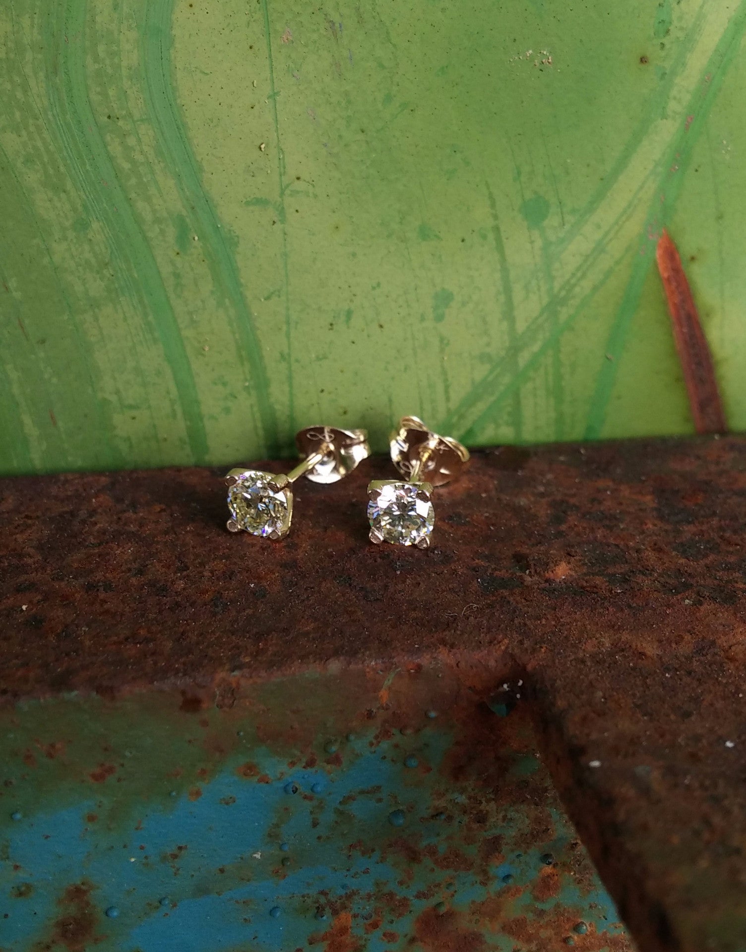 Diamond Stud Earrings - G Rubinstein Jewellery