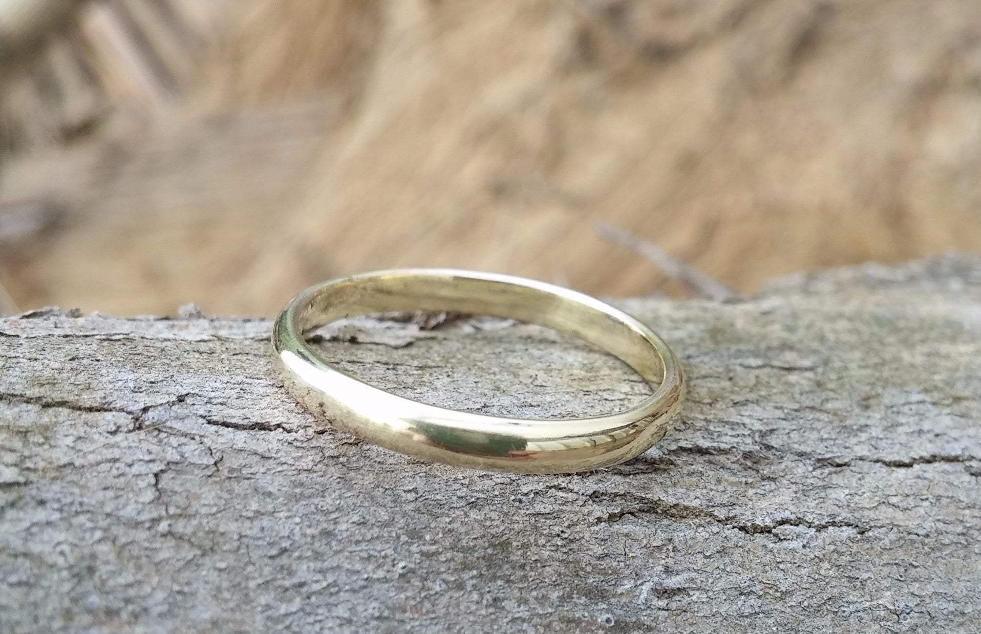 Unisex half- round band - G Rubinstein Jewellery