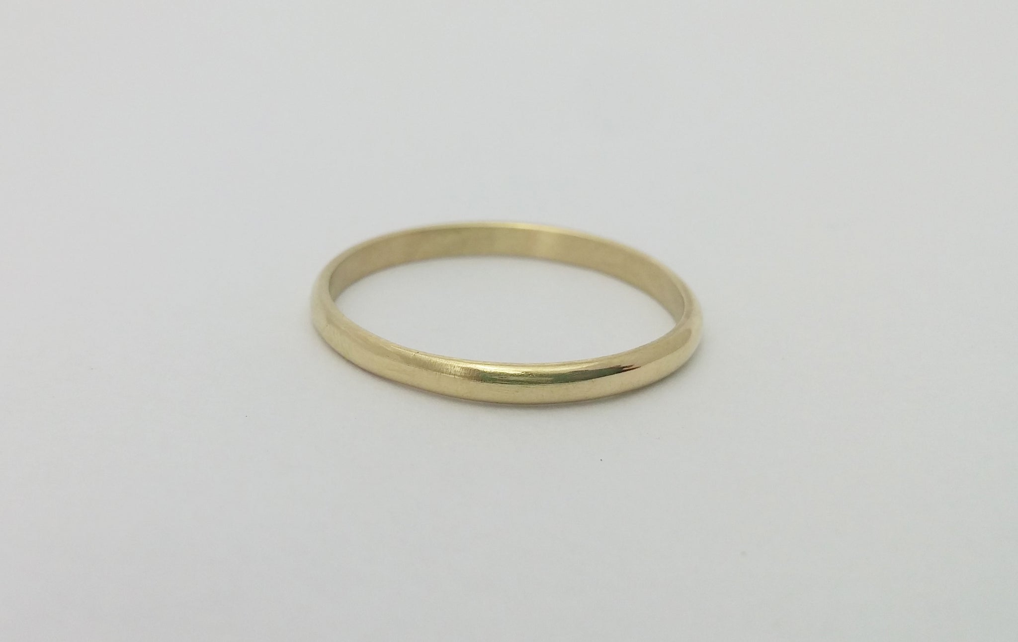 Unisex half- round band - G Rubinstein Jewellery