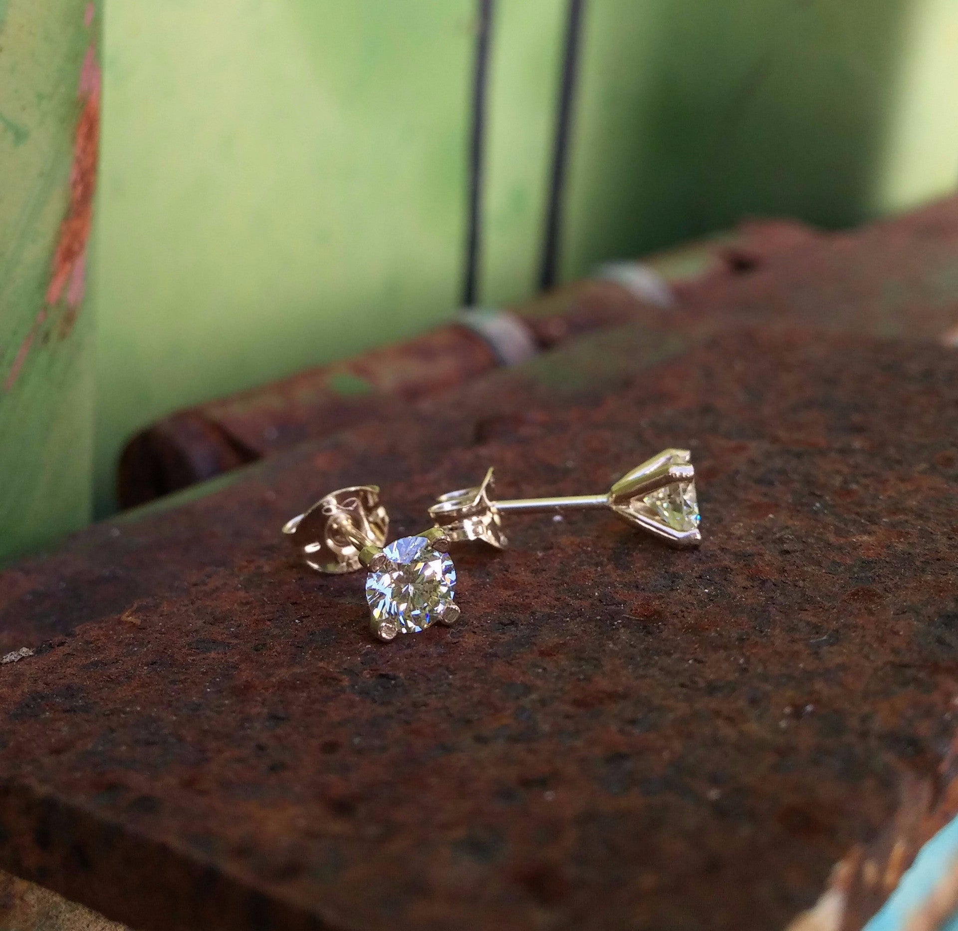 Diamond Stud Earrings - G Rubinstein Jewellery